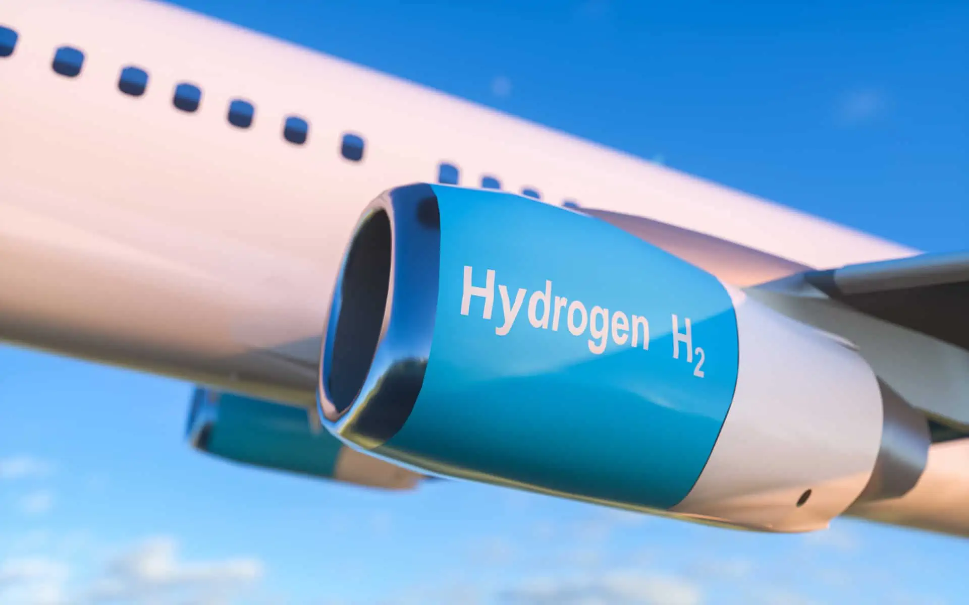 motor de avion propulsado por hidrogeno
