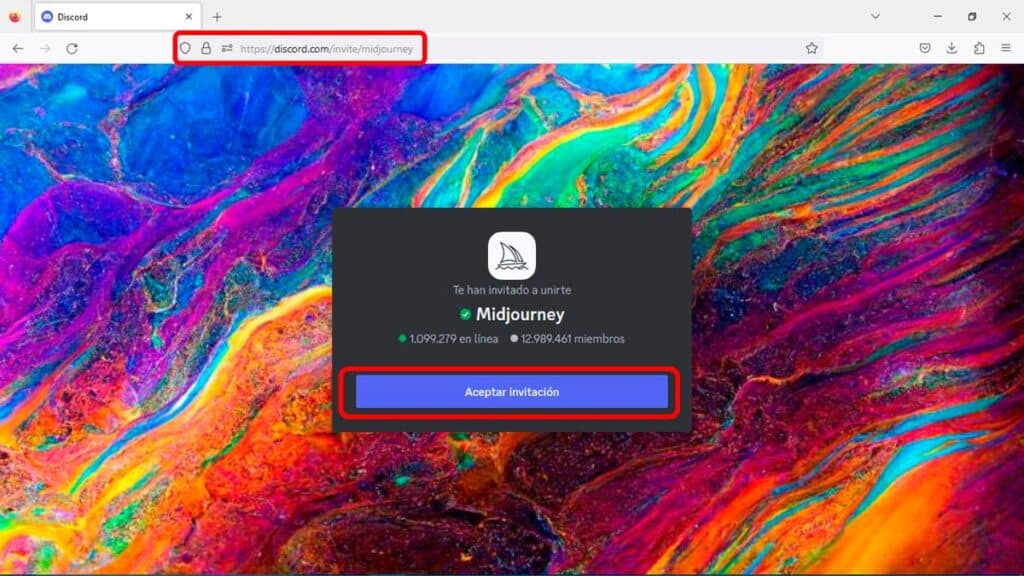 Acceder mediante Discord